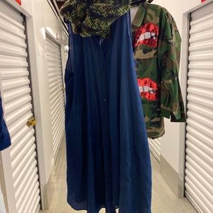 Plus size excellent condition blue Jean dress.